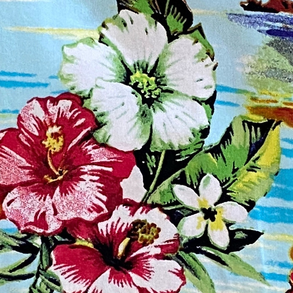 George 2XL Hawaiian Shirt Tropical Floral Beach Vacation Cruise Aloha Dadcore - Picture 4 of 9